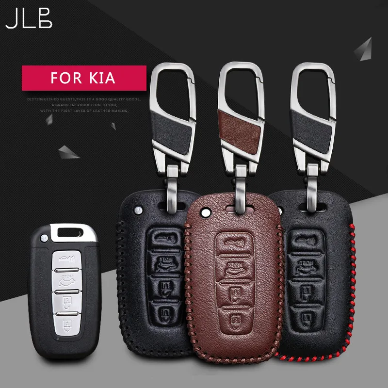 JLB корпус умного ключа для KIA K5 Sportage R Sorento Форте Shuma Borrego 4 кнопочный ключ автомобиля Средства для укладки волос протектор для промо-акций
