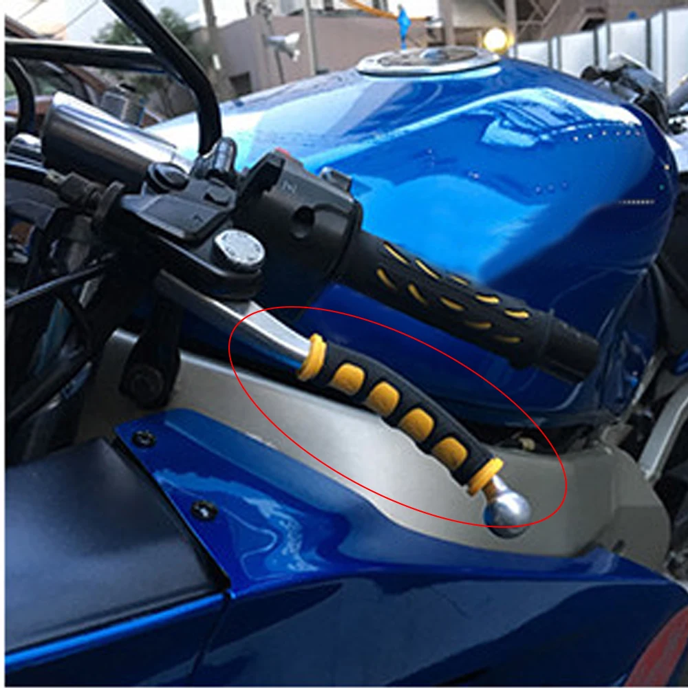 

Motorcycle Handgrip Guard Motorbike Brake Clutch Lever Cover Handlebar Grips Universal Pair FOR YAMAHA FZ09 MT-09 MT-07 FZ-10 R6