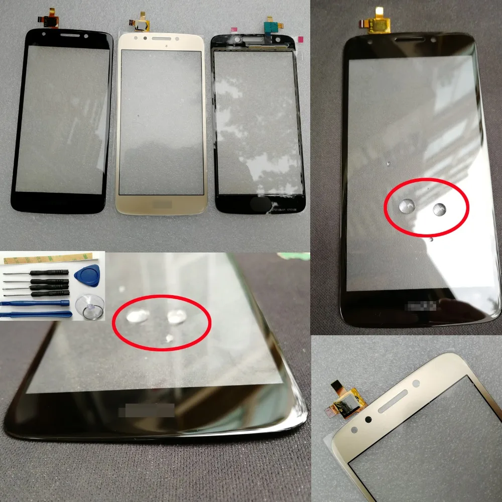 Shyueda 100% новый для Motorola Moto E4 (США) XT1765 XT1766 внешний передний стеклянный сенсорный