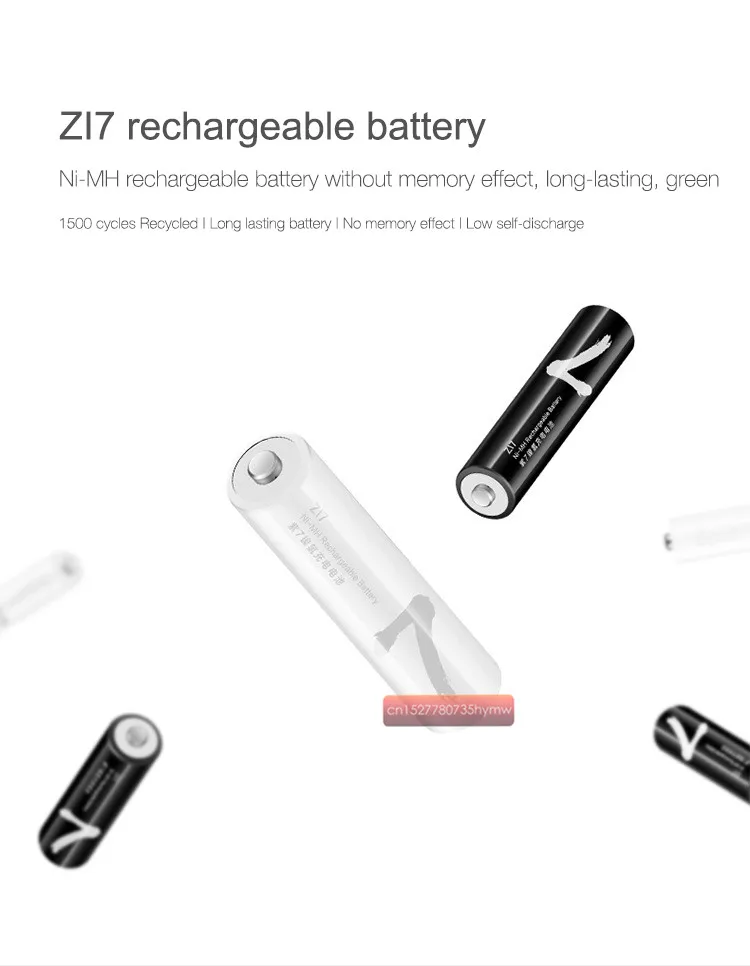 4 шт. Xiaomi 1,2 V ZMI ZI7 AAA 700mah аккумуляторная батарея Ni-MH ZIM батареи для смарт-пульта дистанционного управления contronl товары