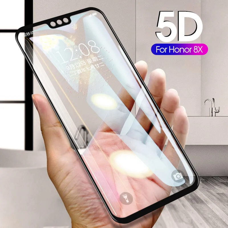 

5D Glass For Honor View 20 10 Lite 7C 7A Pro 8C 8S 8X Tempered Glass For Huawei Nova 3 3i 4 4e Screen Protector Protective Film