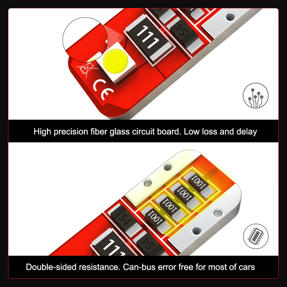 10x T10 светодиодный W5W Canbus салона светодиодный лампочка для BMW E46 E39 E90 E60 E36 F30 F10 E30 E34 X5 E53 м F20 X3 E87 E70 E92 X1 M3