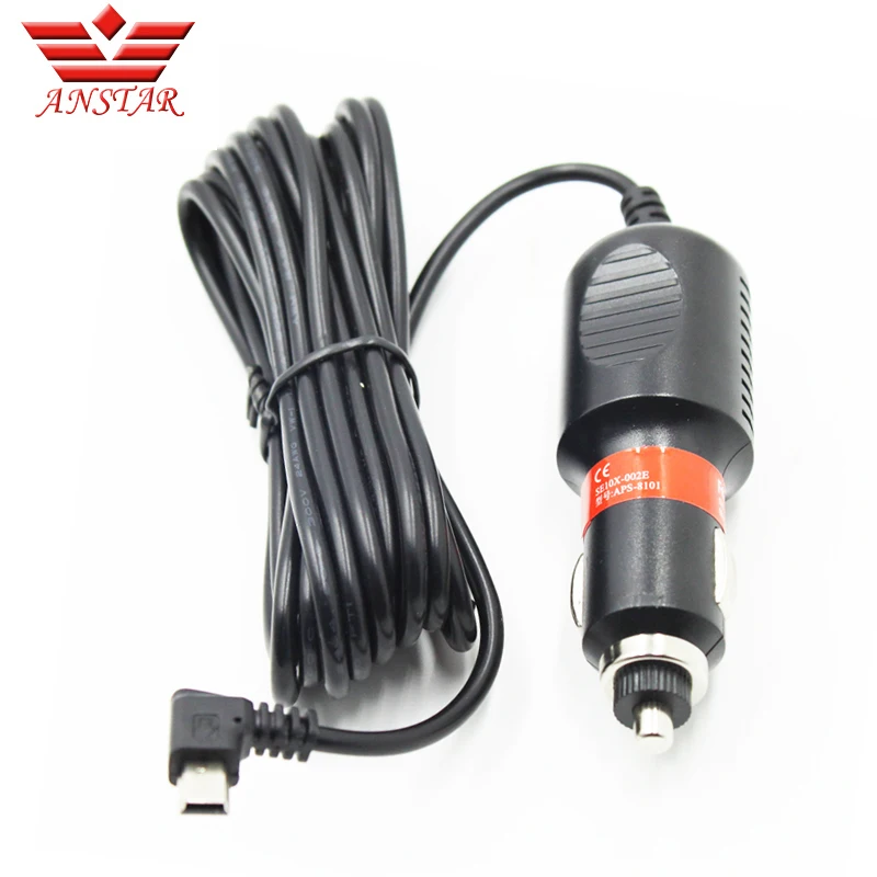 Car Charger Output 5V 2A/2.5/3A Input DC8V 36V with 3.5m,for Navigation GPS Car Vehicle Recorder