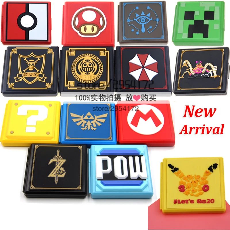 

Portable Game Cards Case For Nintend Switch Shockproof Hard Shell Storage Box For Nintend Switch NS Accessories Game Card box