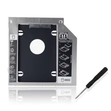 Bevigac 12,7 мм SATA на SATA 2 2,5 дюймов HDD SSD жесткий диск Caddy чехол адаптер для DVD CD-ROM hp Dell acer BenQ ASUS lenovo