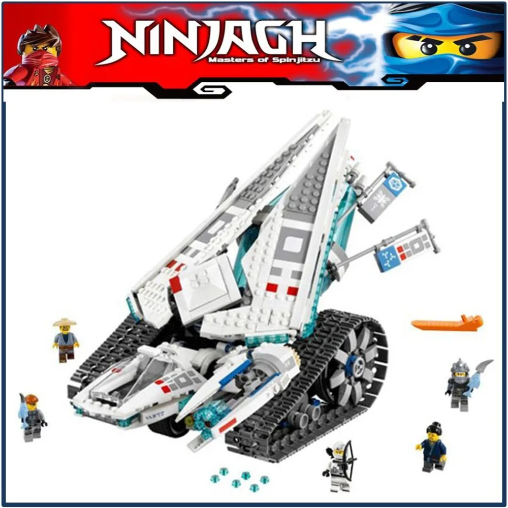 

Ice Tank Battle Machine Mech Walker Chariot 70616 Building Blocks Model Toys 10726 06061 Compatible legoing Ninja Brick Set