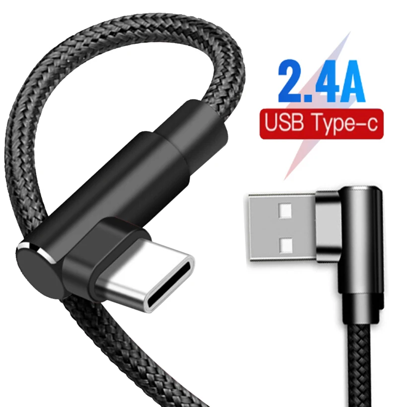  QC 3,0 Г-образный кабель для зарядки