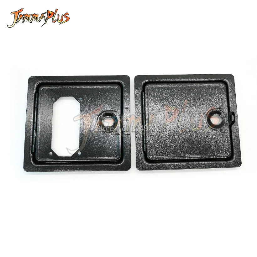 

18*19.5cm Entertainment coin operated machine arcade iron coin door iron gate black door for coin acceptor