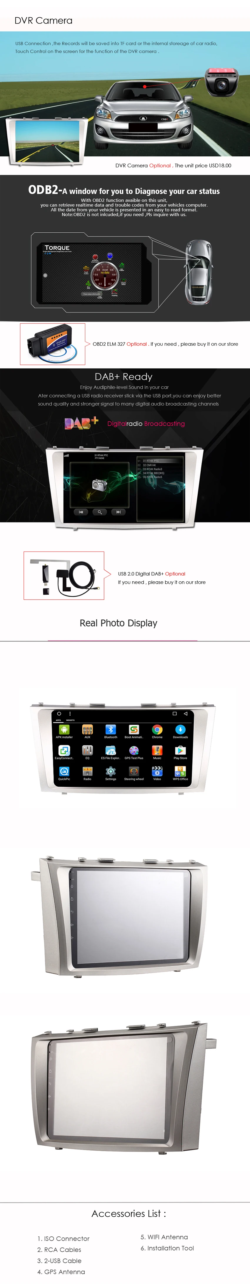 Flash Deal 9" Android 7.1 RAM 2G ROM 32G Car DVD Player for Toyota Camry 2007 2009 2011 car radio multimedia gps navigation system stereo 2