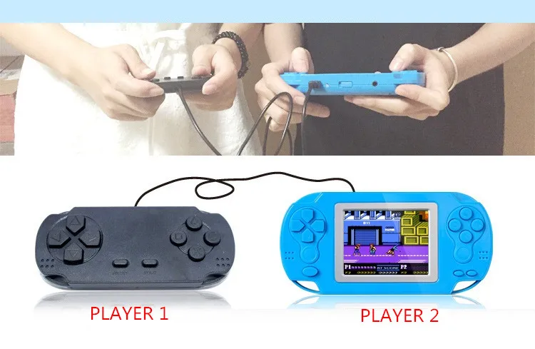 Оптовая M350 двойная игра развлечения Детская портативных игровых консолей ручной 380 игры зарядки
