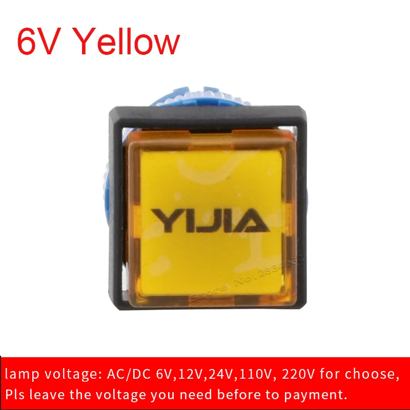 12 мм Индикатор площадь сигнальные лампы 2 контакты la12-d/f 6 В 12 В 24 В 110 В 220 В цвет красный, желтый цвет зеленый, синий белый светодиодный светильник - Цвет: Армейский зеленый