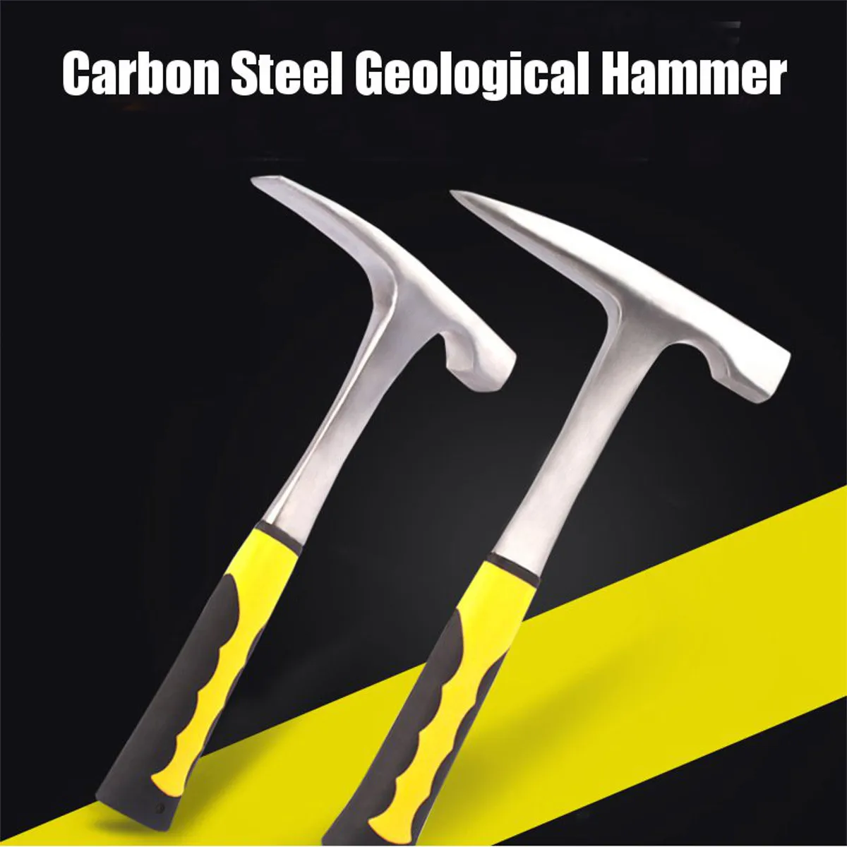 

Multifuction Carbon Steel Geological Hammer Shock Rock Reduction Hand Tools 2 Types Outdoor Geology Exploration Teaching Tool