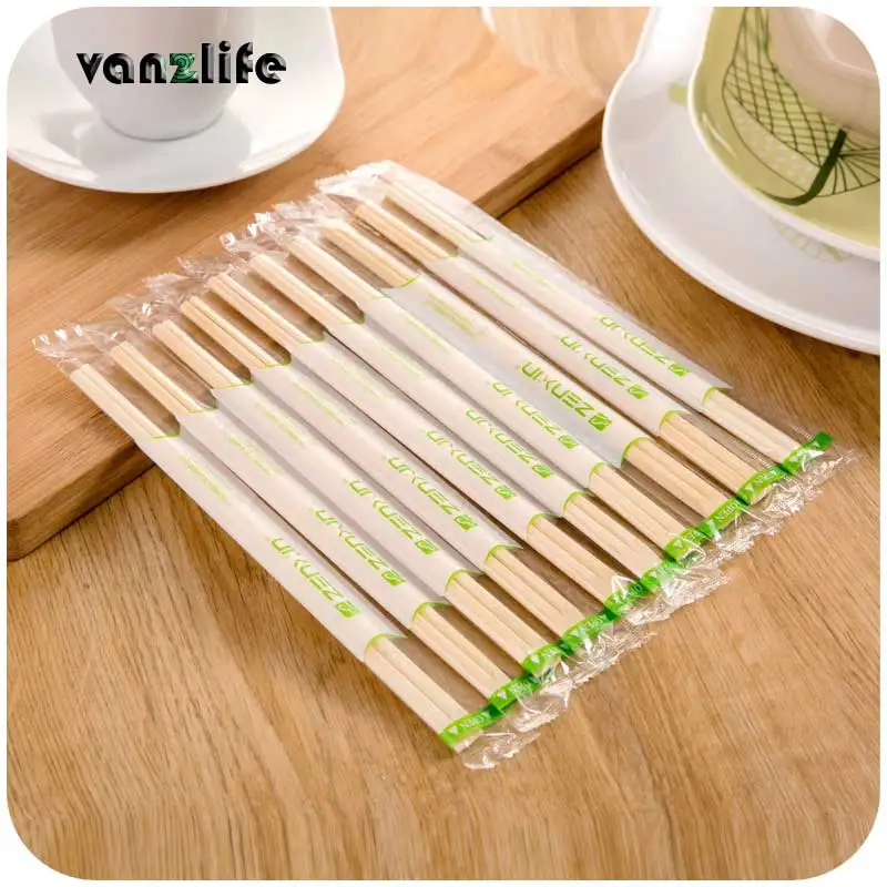 

vanzlife portable high quality barbecue disposable bamboo chopsticks 40 pairs a lot