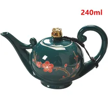 Handpaint Слива керамический китайский чайник фарфоровый чайник посуда для напитков кунгфу инструменты чайный горшок набор 200мл~ 300 мл чай церемониальный подарок
