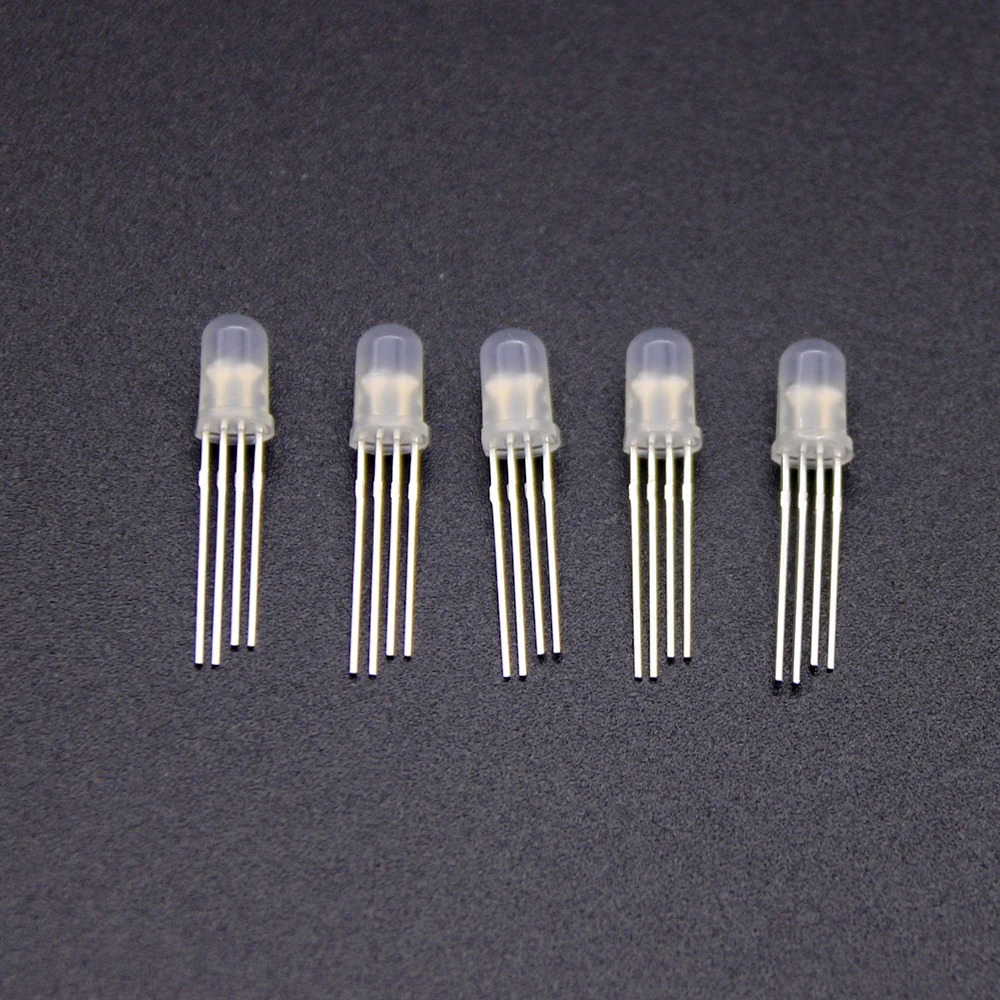 5-1000 шт. DC5V круглая шляпа RGB светодиодный s с APA-106 5 мм F5 8 мм F8 программируемая RGB лампа пиксель Arduino светодиодный чипы RGB Полноцветный