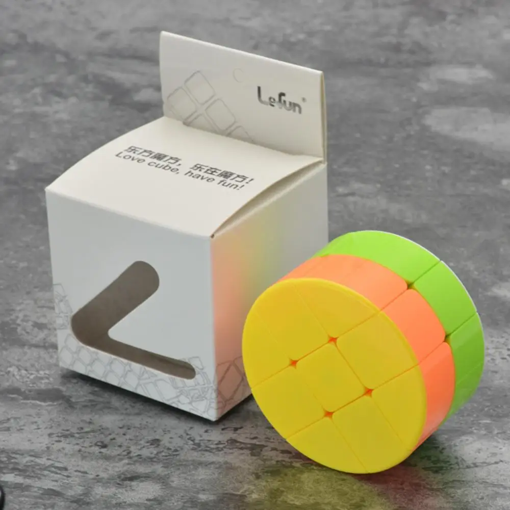 Новые поступления Lefang 2x2x2 цилиндр волшебный куб головоломка игрушка