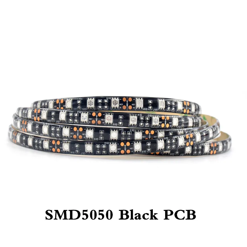 5050 SMD чип УФ светодиодная ленсветильник 60 светодиодов/м не Водонепроницаемая