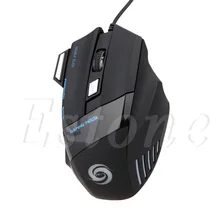 Computer font b Accessories b font New 5500 DPI 7 Buttons LED USB Optical Wired Gaming