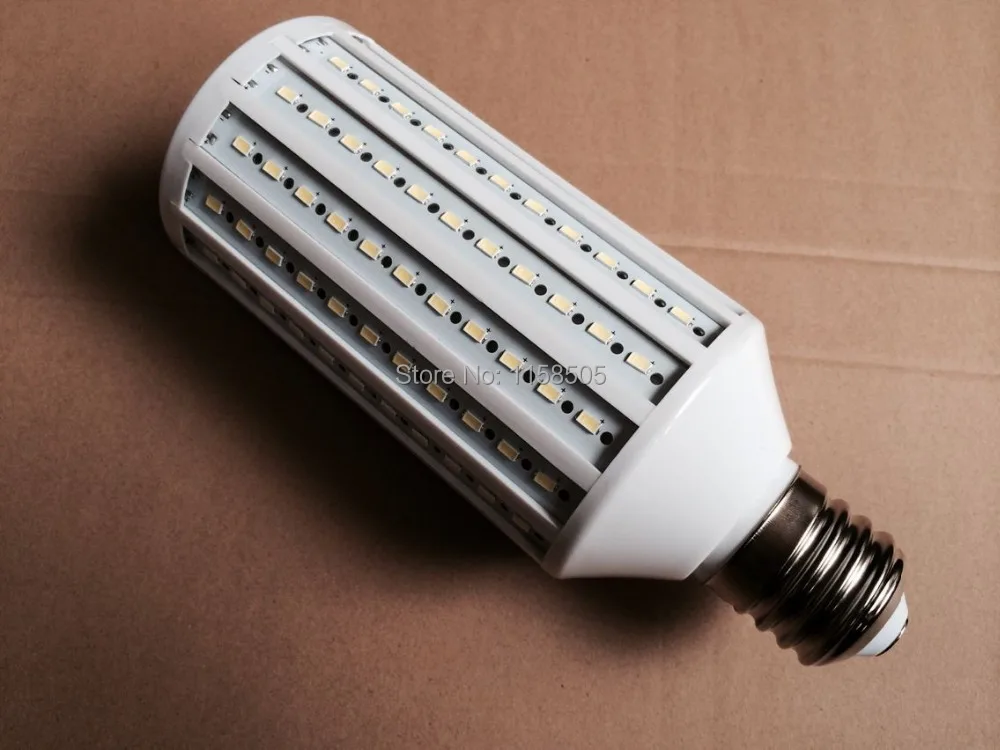 Высокая яркость 55 Вт Светодиодная лампа E40 176 SMD 5730 AC110/220 V теплый белый холодный 1