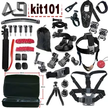 A9 for Xiaomi yi action camera accessories set for Gopro 5 Go pro 4 3 / SJcam SJ4000 SJ9000 / yi 4k / Sony action camera