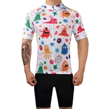 FUALRNY 2019 Men Women Cycling Jersey Set Short Sleeve Cycling Clothing MTB Road Mountain Bike Jersey Bib Shorts with GEL Pad veobike men women country series short sleeve jersey gel padded bib shorts breathable sport suit bike bicycle cycling jersey set