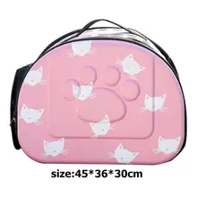 EVA Breathable Pet Carrier Bag Fashion Portable Cats Handbag Outdoor Foldable Travel Pet Cat Puppy Dog Carrying Bag