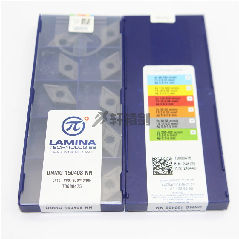 DNMG150404-NN LT10 DNMG 150408 NN LT10 10 шт. вольфрамовый твердосплавный токарный вкладыш для ЧПУ обрабатывающий резец для наружной обточки