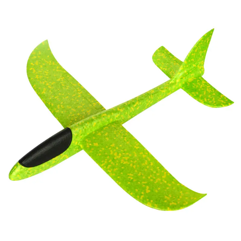 48 см большой ручной запуск метания пены палне EPP модель самолета планер модель самолета открытый DIY Развивающие игрушки для детей - Цвет: 48CM Green
