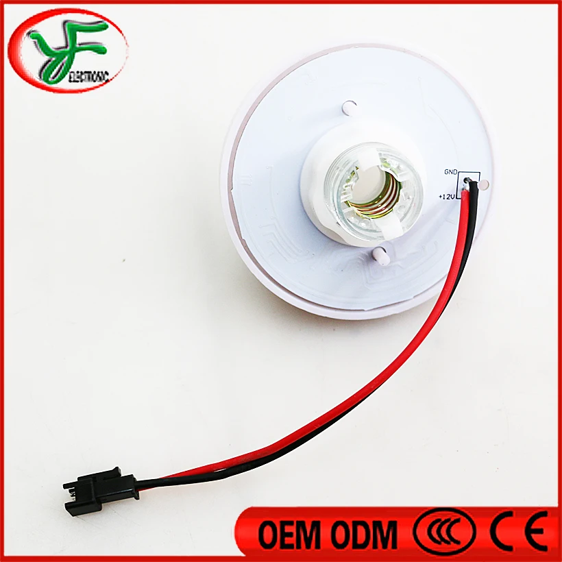 1 шт. 12В RGB мигающий в цикле с 76 мм/80 мм/93 мм подсветкой кнопка для игрушки подарок
