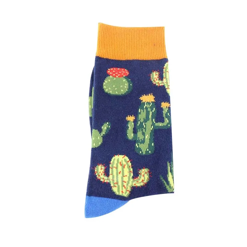 ARMKIN/повседневные мужские носки в стиле Харадзюку; забавные носки из чесаного хлопка с надписью Happy; винтажные радужные носки с ромбовидным узором; рождественские подарки - Цвет: SMT-42-14