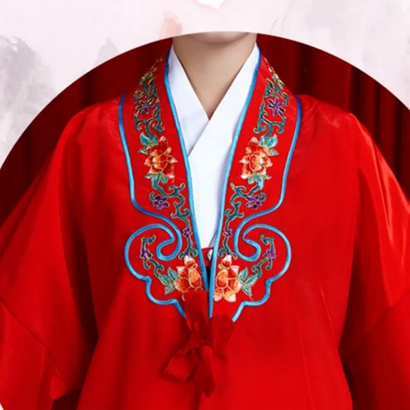 Китайский народный танцевальный костюм одежда hanfu древний веер традиционный