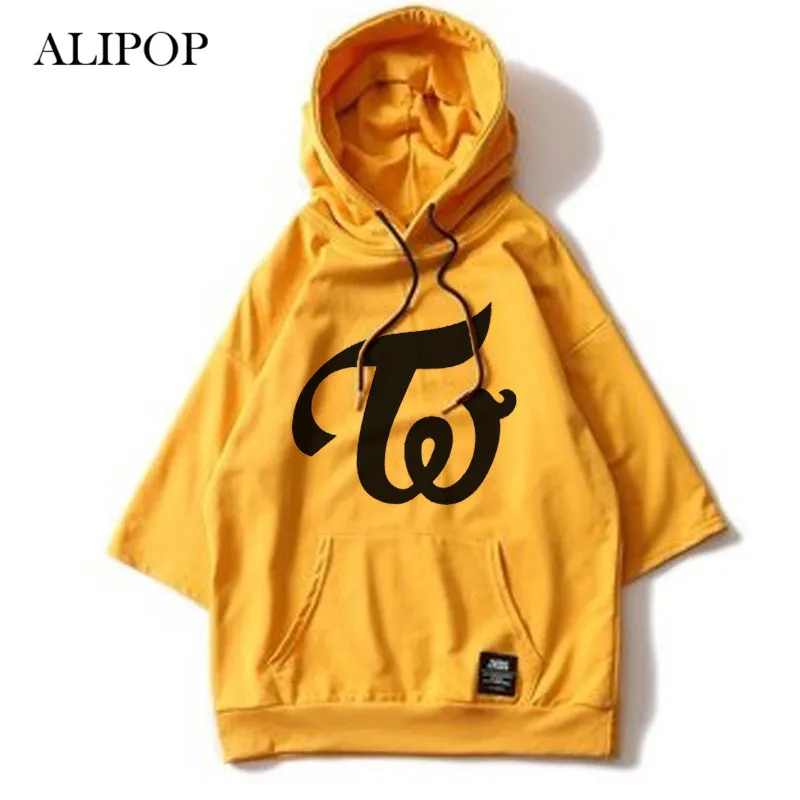 Худи с обожкой альбома ALIPOP Kpop TWICE TZUYU MOMO MINA свободные толстовки капюшоном одежда
