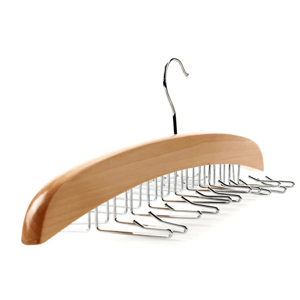 2 шт. деревянная сушилка, украшенное мозаикой из драгоценных камней, 12 крючков Костюмы ремень-держатель решетка для хранения одежды для шкафчик, гардероб, буфет