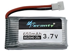 3,7 V 650mAh литий-полимерный Батарея и Зарядное устройство для Syma X5 X5C X5C-1 X5SC X5SW X6SW H9D H5C M68 FY550 HJ818 HJ819 L15FW 3,7 в радиоуправляемый Дрон Батарея - Цвет: Сиренево-синего цвета