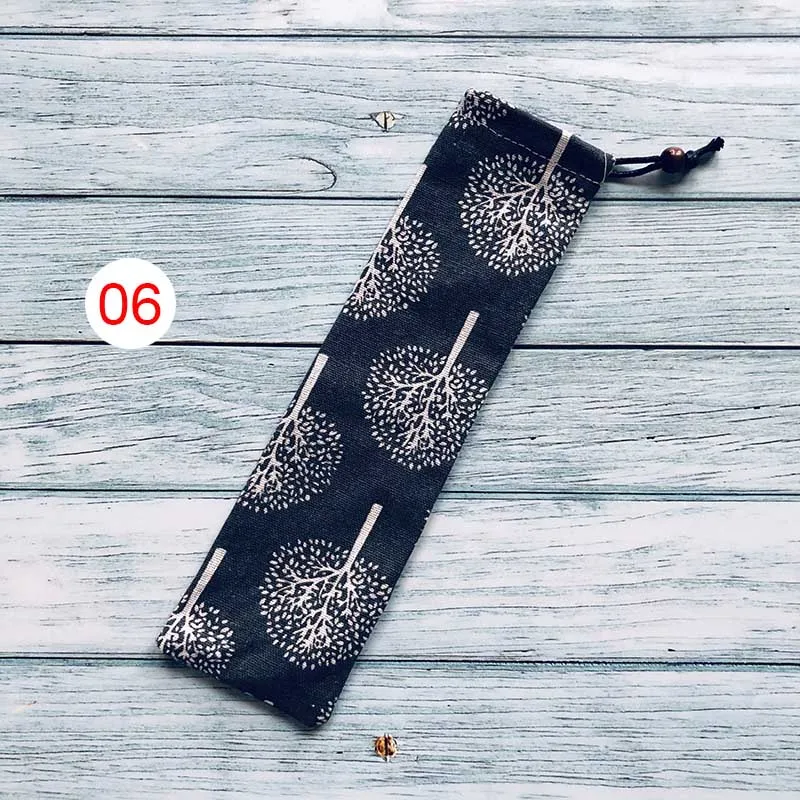 UPORS 100 шт. соломенная сумка соломенный мешочек палочки для еды ложка посуды