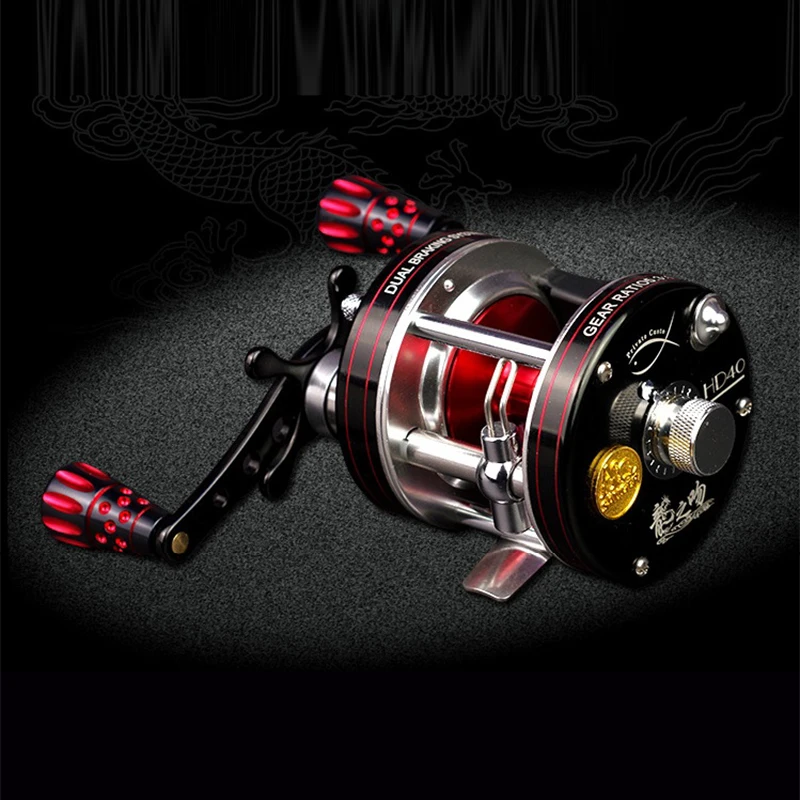 

All-metal Drum wheel 8 brakes Right/Left Hand Bait Casting Fishing Reel 6+1BB 5.3:1 305g Baitcasting Reel High-strength body