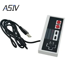 ASIV NES mango con cable controlador de PC/USB/NES nes juego de ordenador mango Retro mango USB Controlador