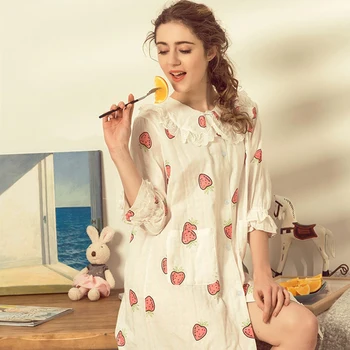 

Nursing Maternity Dresses New Spring Summer Fashion Double Layer Cotton Clothes For Pregnant Women Cute Breastfeeding Dress A299