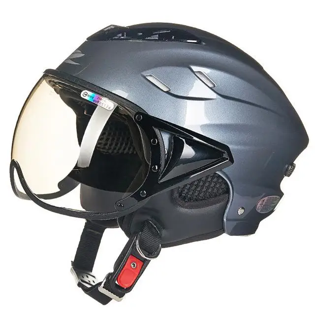 ZEUS сотовый дизайн мотоциклетный шлем с открытым лицом Половина Capacete Da Motocicleta Cascos Para Moto Casque Kask шлем скутер шлемы - Цвет: 3