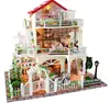 DIY Doll House Forever & Always Valentine's Day Luxurious 3 Layers Cottage Without Dust-proof Cover drop shipping ► Photo 2/6