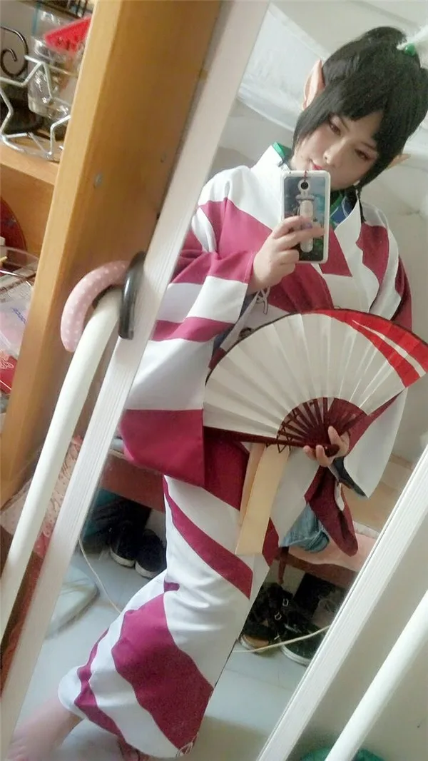 Cosplay&Ware [11]Kagura Costume Uniform Cosplay Opening Rope Knot And Ending Circle Butterfly Printing Kimono -Cosplay&Ware anime Shop HTB1UbDfavjsK1Rjy1Xaq6zispXat.jpg