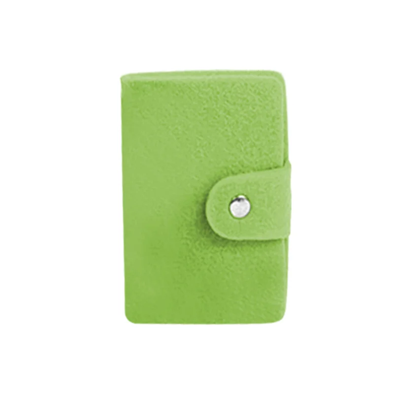 Фиолетовый 1 шт. 24 слота бизнес-держатель для карт шерстяной войлок чехол для кредитных карт сумка для ID карт porte carte bancair Органайзер дропшиппинг - Цвет: green