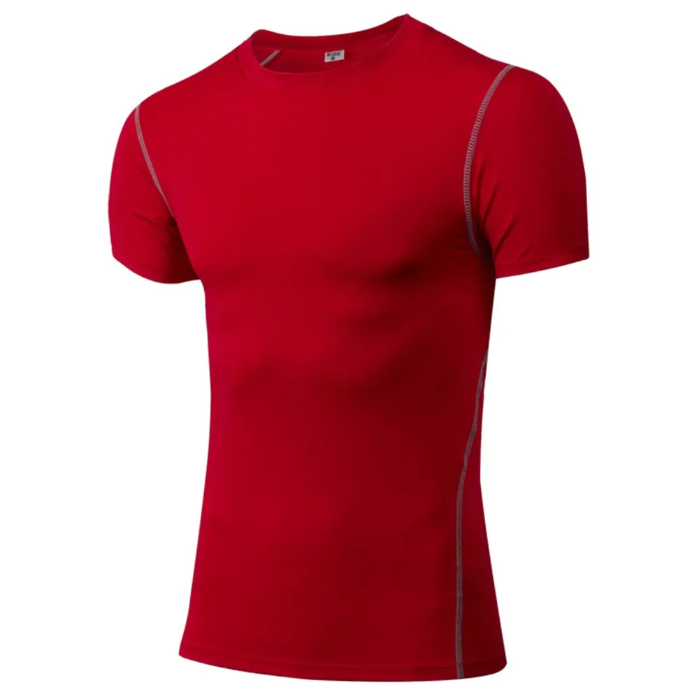 

Solid Color Plus Size S-XXL Round Neck T Shirts Men Long Sleeve Cotton Fitness men's Undershirt Hot 2019 Hot Fashion tops tees