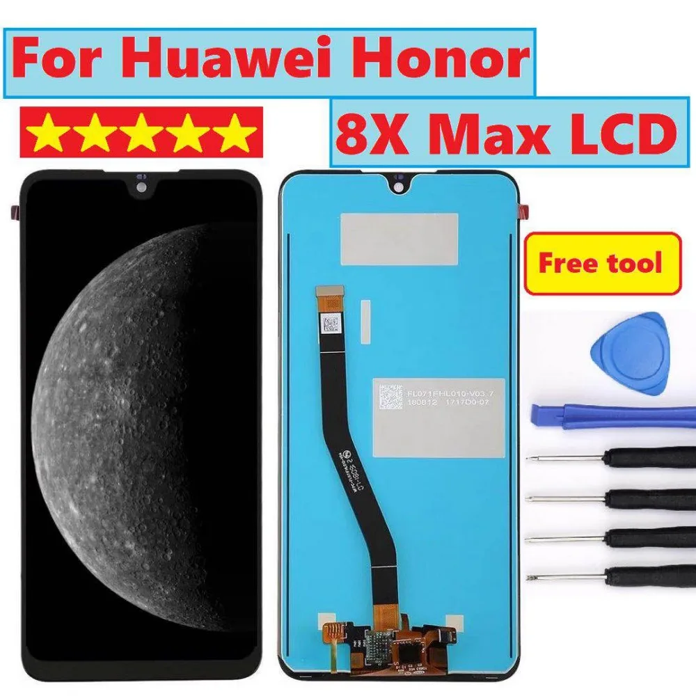 

For Huawei Honor 8X Max LCD Display Touch Screen Digitizer Assembly For HUAWEI Honor 8X MAX LCD Screen Replacement Parts