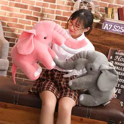 BABIQU 1 шт. 40/60 см милый слон кукла стоя мультфильм изображение Плюшевые игрушки супер мягкие детские kawaii милые подарки
