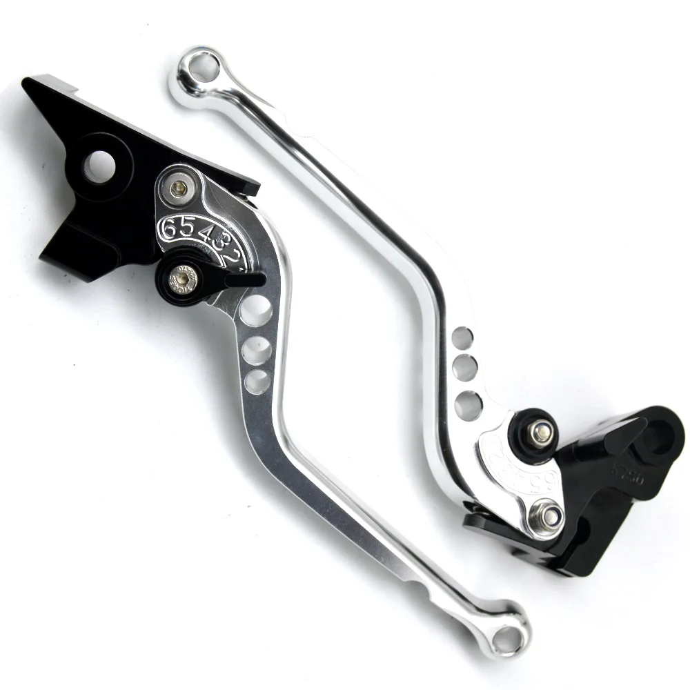 Короткие и длинные для Suzuki GSR 750 GSR750 2011 2012 2013 Аксессуары для мотоциклов ЧПУ Рычаги Тормозная система сцепления - Цвет: Regular-Silver