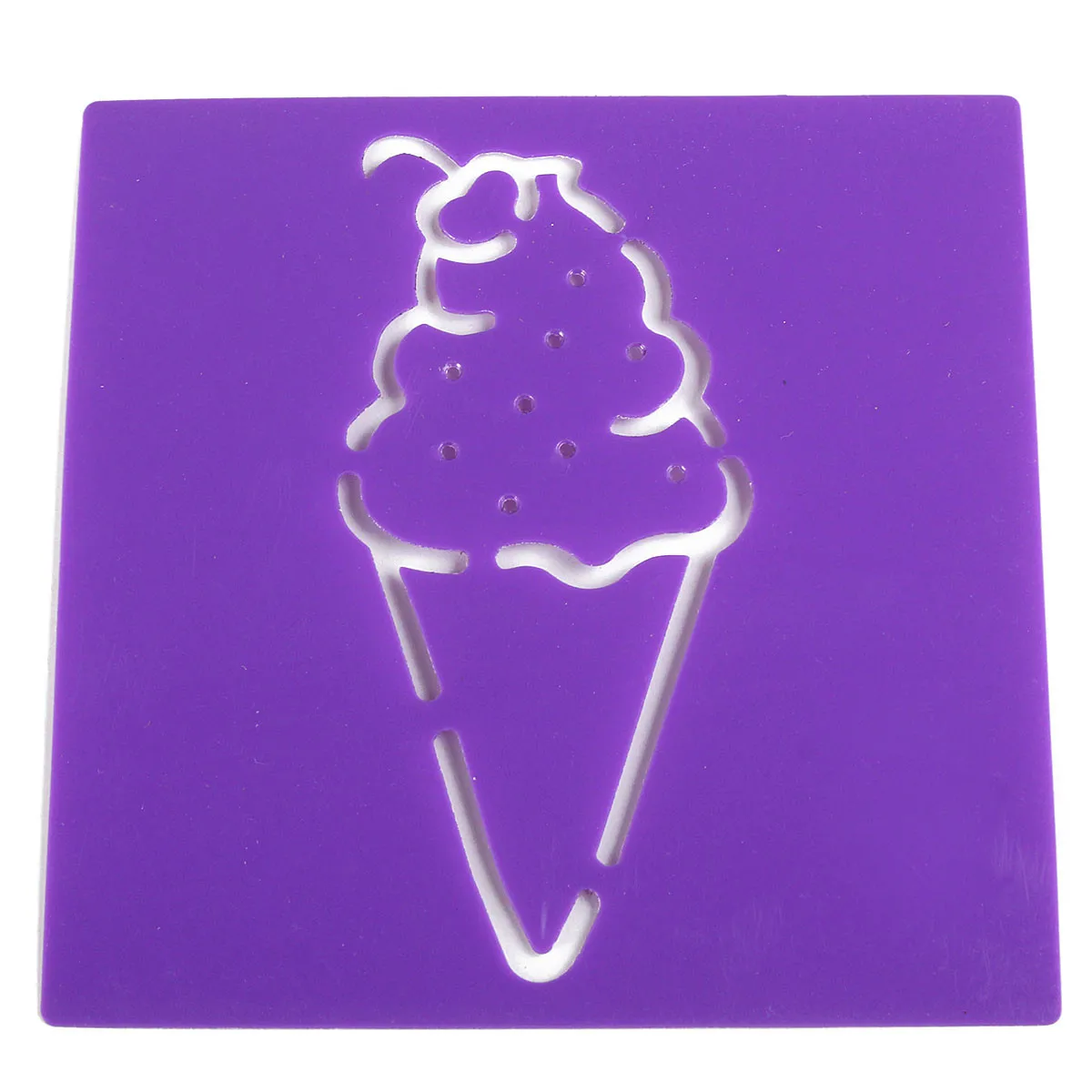 6 pz Plastica Colorati Per Bambini Panti Modello di apprendimento Tavolo Da Disegno Giocattolo Educazione Stencil Giocattoli Per Bambini Favor Regalo Ice