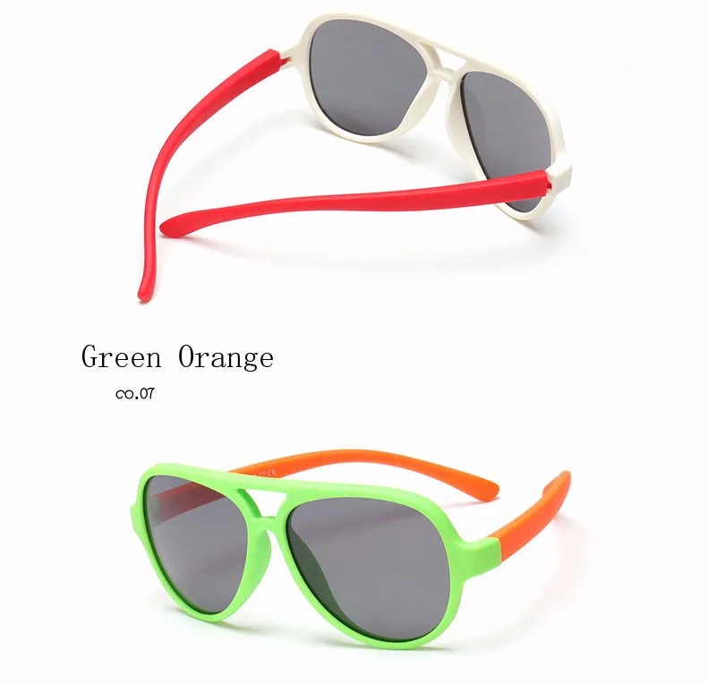 WarBLade Детские Наружные защитные очки поляризованные солнцезащитные очки для детей TAC TR90 Pilot мягкая оправа для маленьких мальчиков и девочек