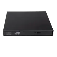 USB 2.0 External Slim Portable Optical Disc Drive for Notebook PC Laptop