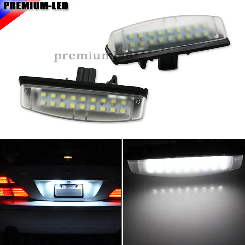 OEM Replacement LED License Plate Light Lamps For Lexus IS300 GS300 GS400 GS430 ES300 ES330